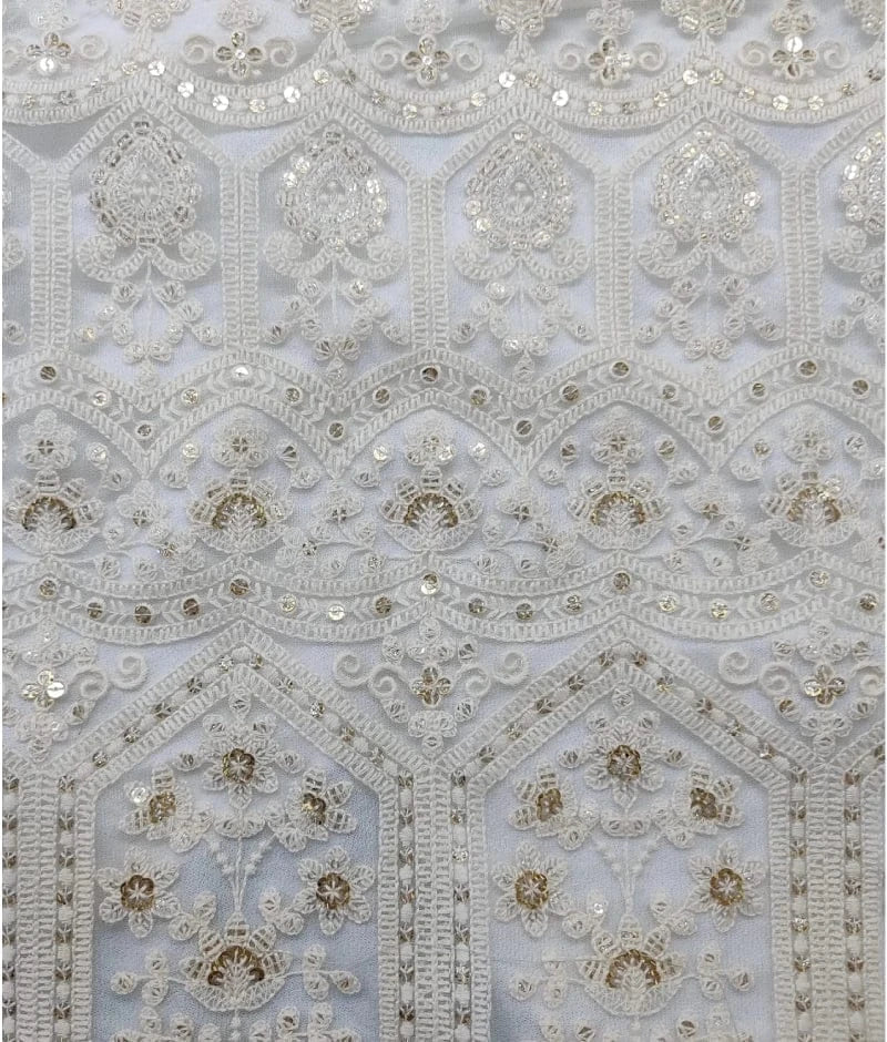 Off-White Thread Lehenga Set
