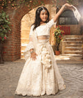 Off-White Thread Lehenga Set