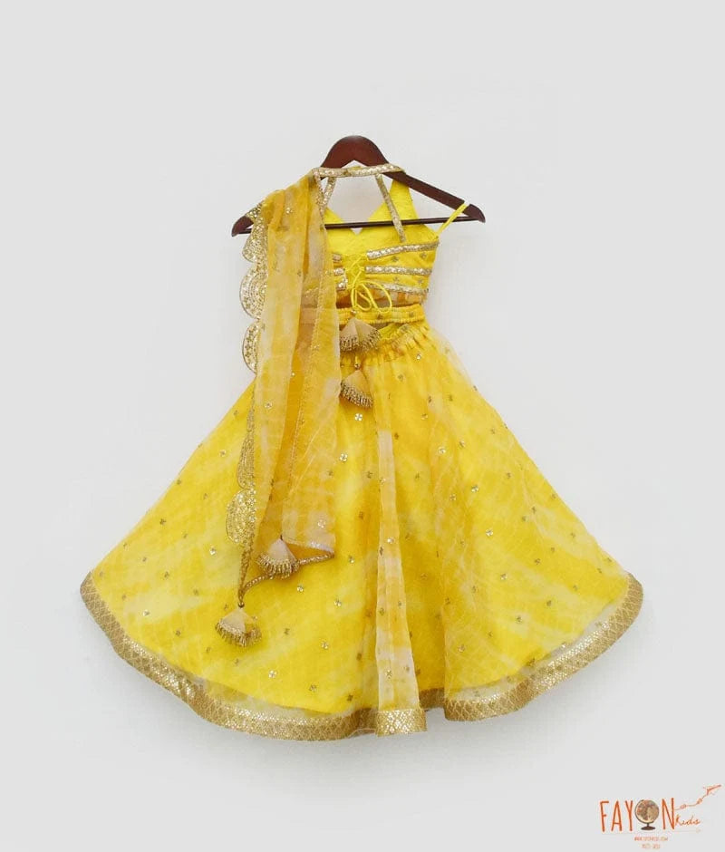 ORGANZA LEHENGA CHOLI AND DUPATTA