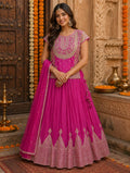 Pink Lehenga with Gota Work | Handcrafted Festive & Bridal Lehenga